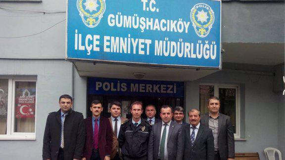10-17 Nisan Polis Haftası Etkinlikleri Kapsamında İlçe Emniyet Müdürlüğü Ziyareti