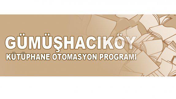 Gümüşhacıköy İlçe Milli Eğitim Müdürlüğü Kütüphane Otomasyon Programı 