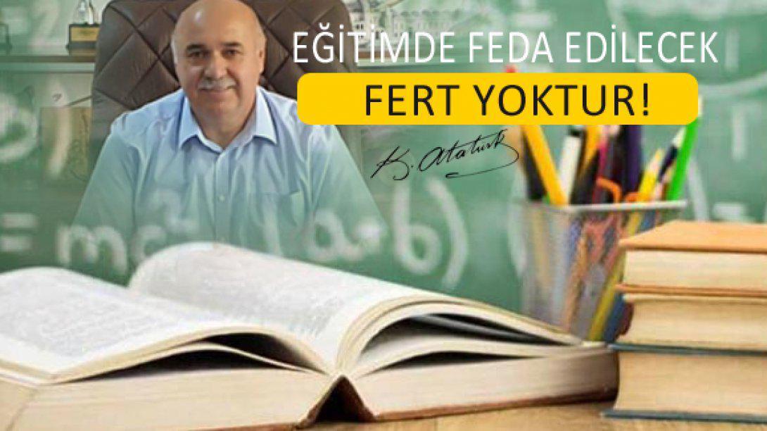 İlçe Milli Eğitim Müdürü Ercan Gültekin' in 2019-2020 Eğitim Öğretim Yılı Mesajı