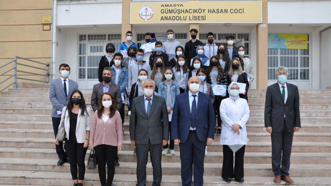 Gümüşhacıköy Hasan Coci Anadolu Lisesi eTwinning öğrenci kalite etiketlerini sahipleri ile buluşturdu. 