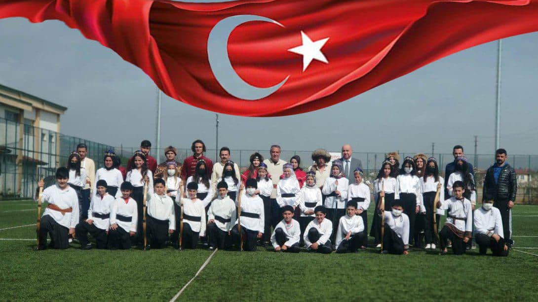 Geleneksel Türk Okçuluğu Okul Sporları İl Finali Gümüşhacıköy' de Yapıldı.