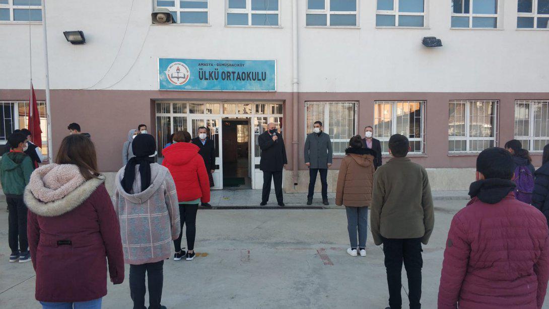 İlçe Milli Eğitim Müdürümüz Ercan Gültekin' in Okul Ziyaretleri