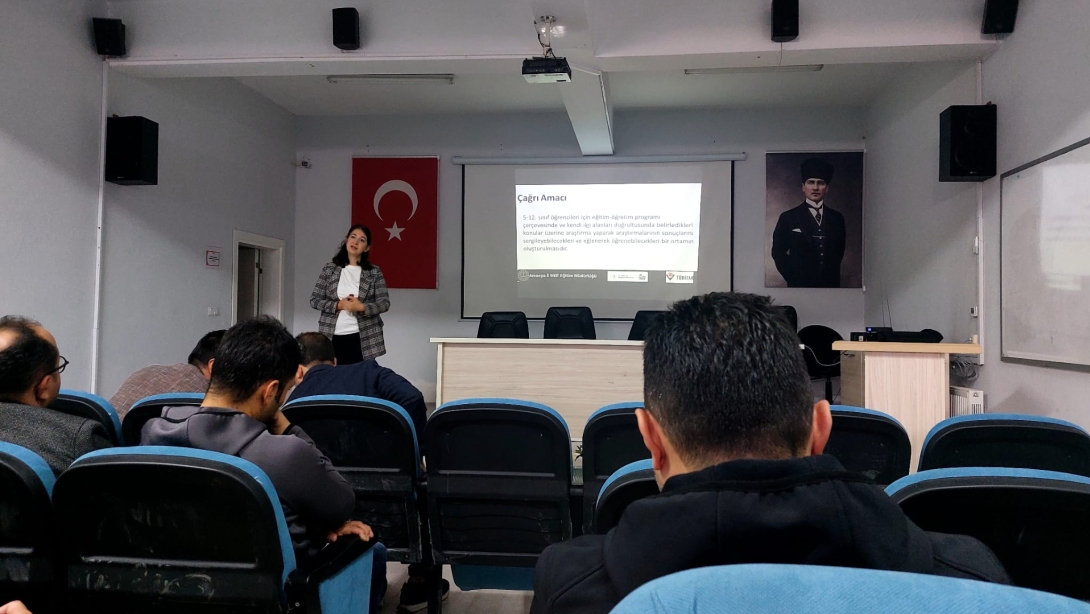 TÜBİTAK 4006 Bilim Fuarları Eğitimi İlçemizde Gerçekleştirildi